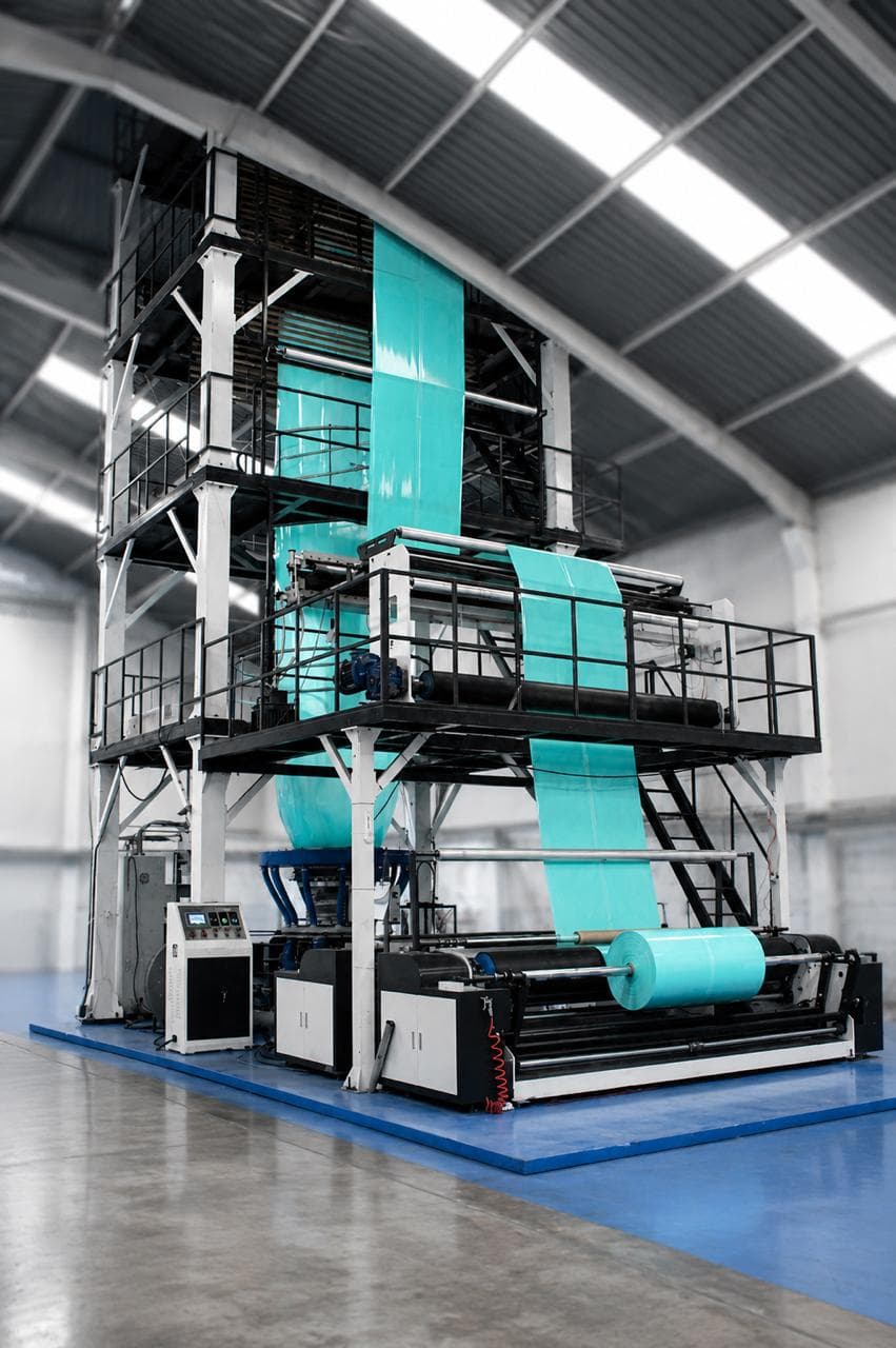 Extrusión de película en color